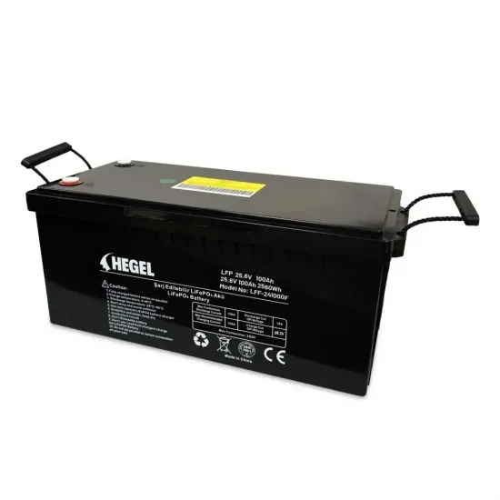 Hegel  25.6 Volt 100 Ah Lifepo4 Akü Lityum Akü