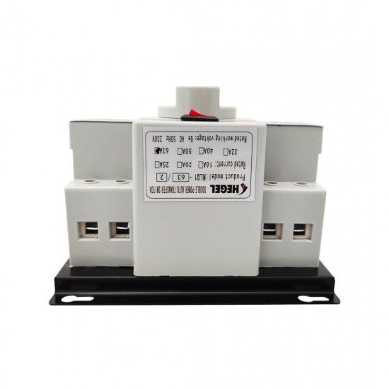 Hegel Transfer Switch 220V-220V 63A | Otomatik Şebeke-İnverter(Jeneratör) Geçiş Anahtarı