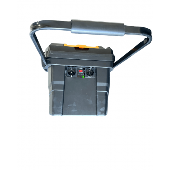 100Ah Bluetooth Özellikli Lityum Akülü Taşınabilir Solar Enerji Kutusu – 1200W İnverter, 40A Mppt Şarj Kontrol