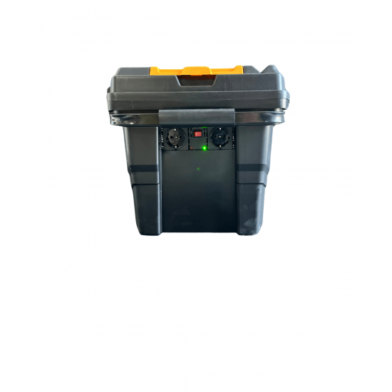 100Ah Bluetooth Özellikli Lityum Akülü Taşınabilir Solar Enerji Kutusu – 1200W İnverter, 40A Mppt Şarj Kontrol