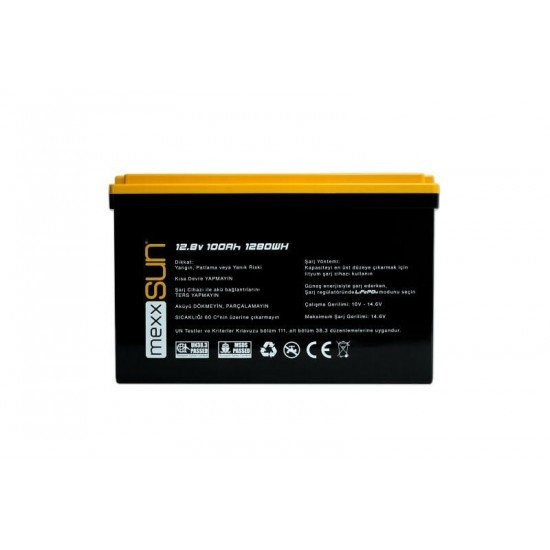 MEXXSUN Lityum Akü 12,8V 100Ah (LiFePo4) 1280Wh