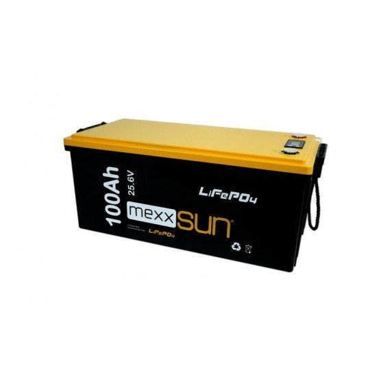 MEXXSUN Lityum Akü 25,6V 100Ah (LiFePo4) 2560Wh