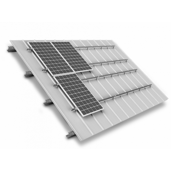 Çatı Tipi Solar Konstrüksiyon 6 Panel için