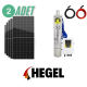 Hegel Solar Dalgıç Pompa ve Güneş Paneli Takımı 48 Volt 750w