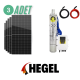 Hegel Solar Dalgıç Pompa ve Güneş Paneli Takımı 72 Volt 1100w