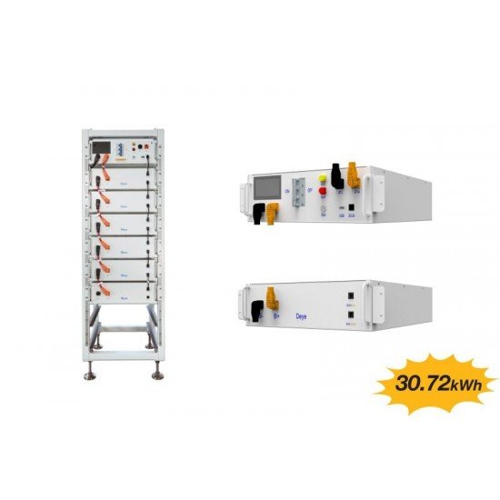 DEYE Yüksek Voltaj Lityum Akü 30.72 kWh